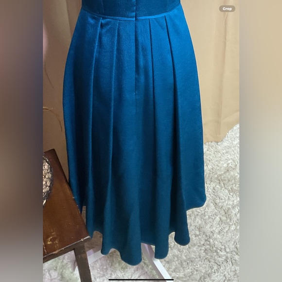 Aidan Mattox Peacock Blue Dress - Picture 9 of 12